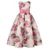 Children's long evening dress for princess with bow, Amazon, for catwalk