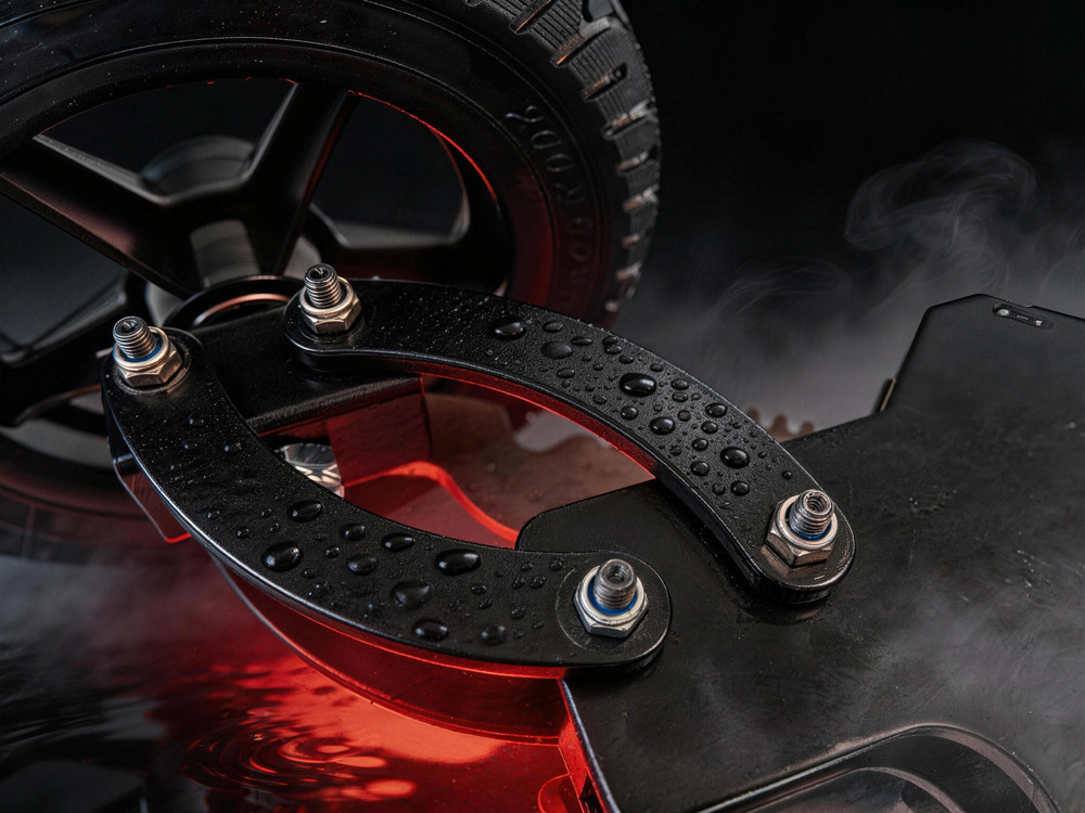 Electric Vehicle Auxiliary Wheels, Dual-Motor Balance Wheels, Anti-Slip and Anti-Fall Wheels for Adults and Beginners, Electric Adjustable and Foldable