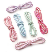 6mm韩国双色皮绳彩色编织挂绳diy包挂绳项链手机链绳钥匙扣皮质线