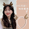 Demi-season cute children's headband for face washing, non-slip bangs, hairpins, 2023 collection