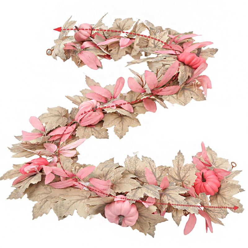 Realistic white fuchsia maple leaf