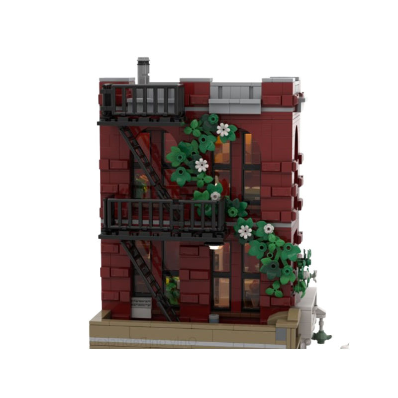 Architectural City Street Scene Building Blocks Toy Set_voghion.com