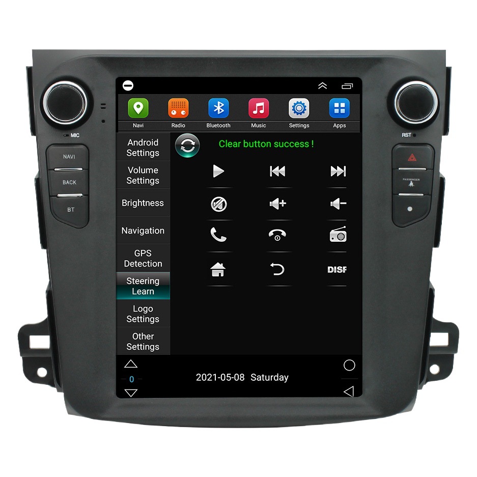 Aplicable a Mitsubishi Outlander 06-12 Android pantalla vertical coche navegación pantalla grande de 9,7 pulgadas coche todo en una máquina