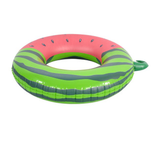 Manufacturer Customized Pvc Inflatable Fruit Watermelon Swimming Ring Pineapple Lifebuoy Auxiliary Paddling Tool
