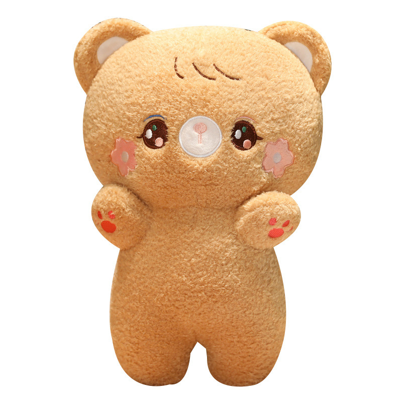 Lindo oso juguete de peluche cordero gato pingüino muñeca los niños miel frijol muñeca regalo