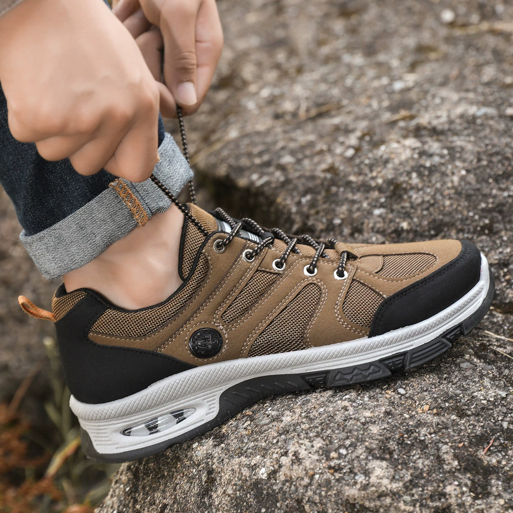 Обувь Мужская новая мода Мужская обувь Корейская версия повседневной обуви на шнуровке наружная обувь для походов