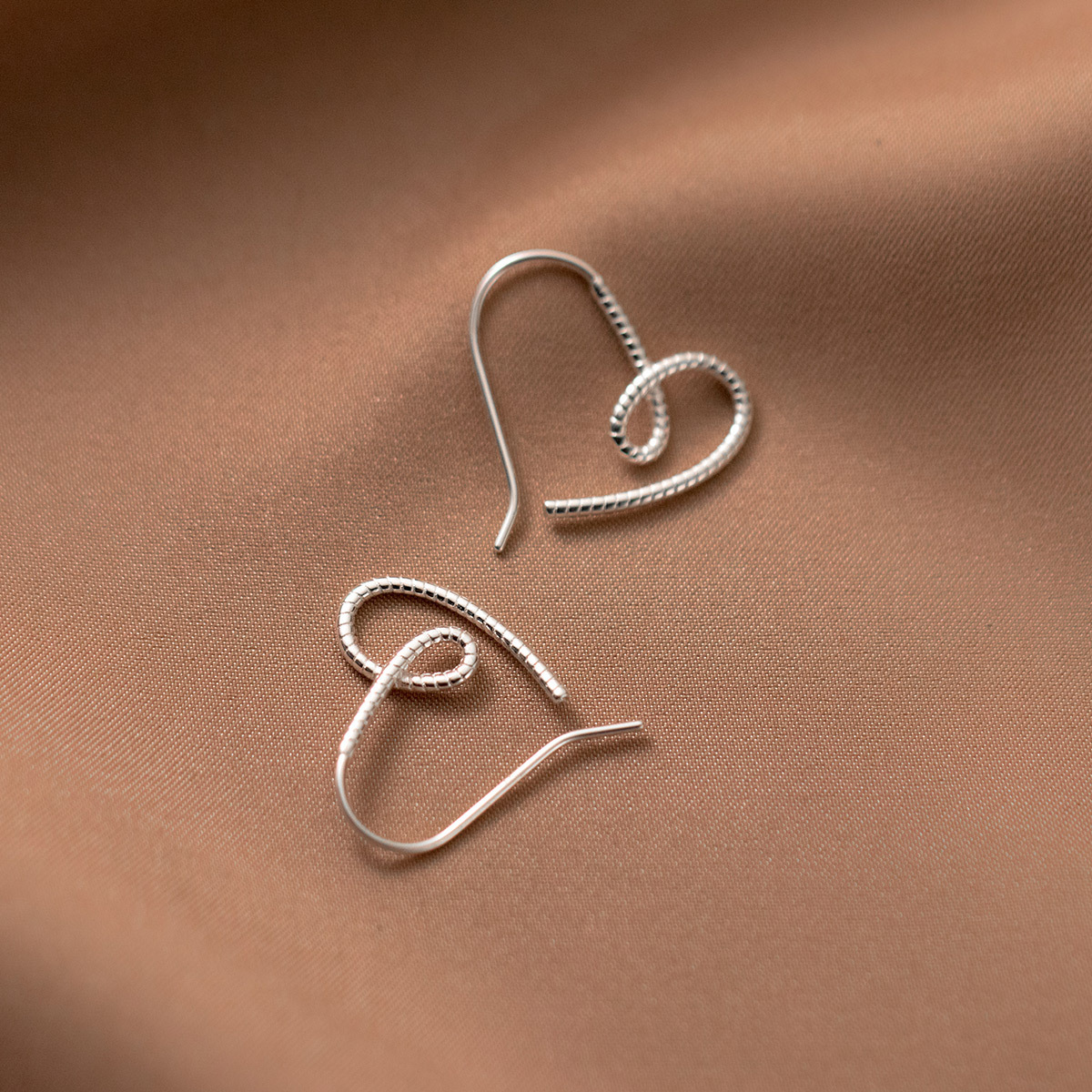 1g Weight 925 Sterling Silver Ear Needle Material Stud Earrings Classification 925 Sterling Silver Heart Shape Elegant Stud Earrings For Women's