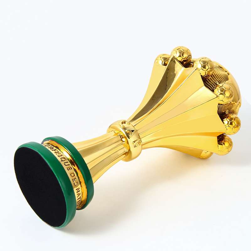 Copa del Mundo de fútbol popular decoración trofeo trofeo de resina tridimensional Copa de África