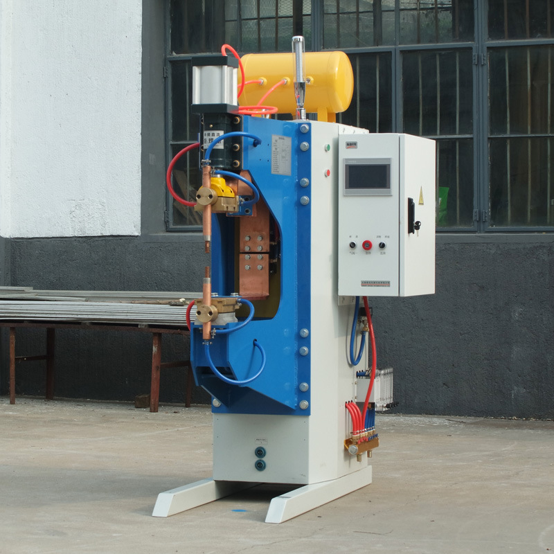 气动式中频点焊机DTM160逆变直流铝板焊接台式镀锌板点焊机电焊机