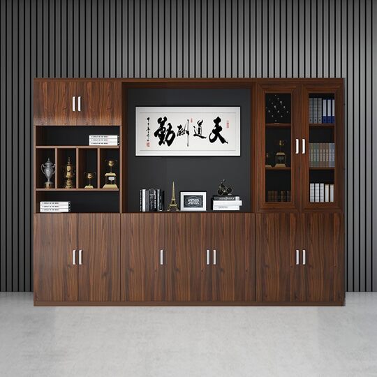 Office File Cabinet Information File Cabinet Office Desk Storage Cabinet Office Background Display Cabinet Light Luxury