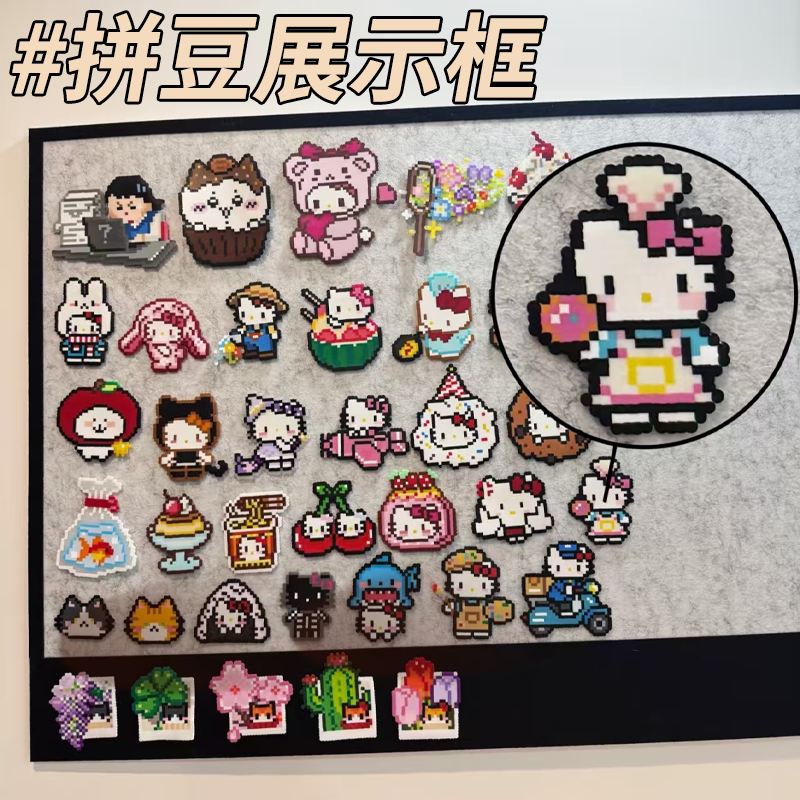 Felt Board Display Frame DIY Decorative Ornament Background Board Polaroid Puzzle Creative Display Stand Idol Photo Felt Board Display Frame DIY Decorative Ornament Background Board Polaroid Puzzle Creative Display Stand Idol Photo
