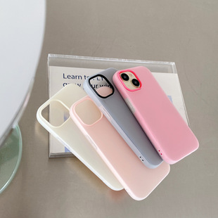Apple, совместимый матовый силиконовый чехол для телефона, iphone16, 2 в 1, защита при падении, оптовые продажи