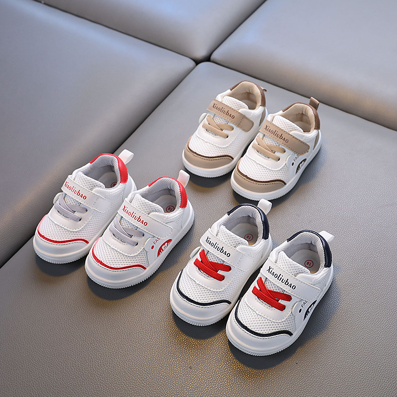 Otoño nuevo estilo femenino bebé zapatos casuales zapatos de niño suela suave transpirable para bebés pequeños zapatos deportivos para niños pequeños