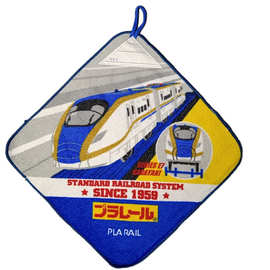 岛国订单家用卡通可爱挂绳方巾手帕擦手巾洗脸巾儿童小毛巾微瑕