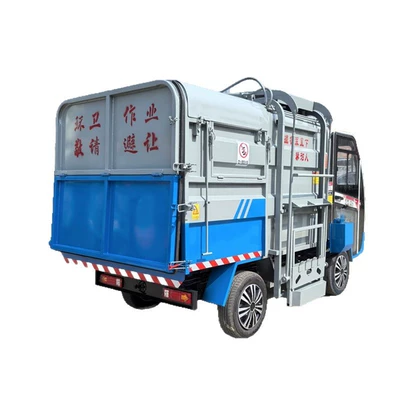 three-wheeled bin-mounted garbage truck, Elektrik zibil maşınları