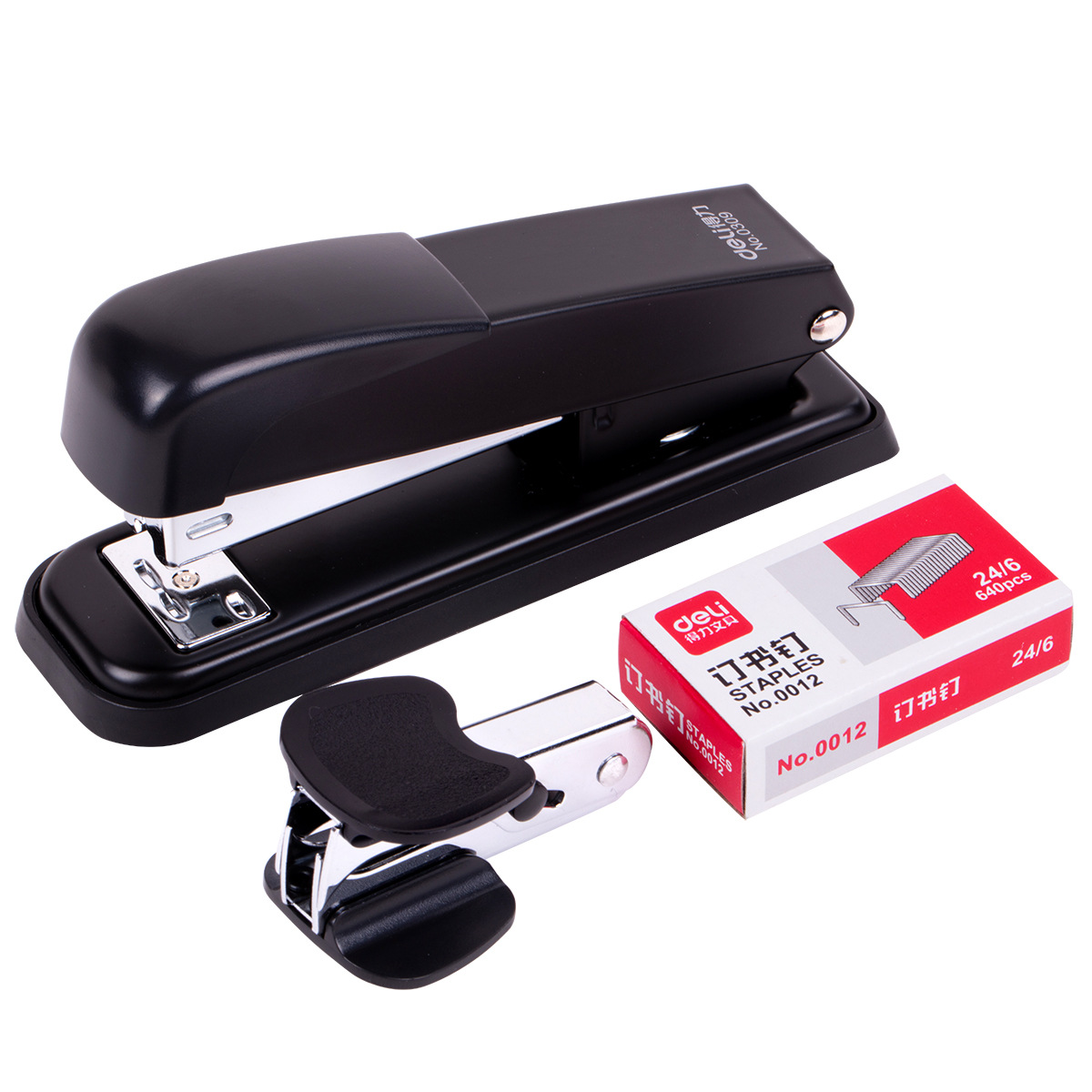 Deli 0359 combinación grapadora traje Oficina De pie vinculante portátil de ahorro de trabajo de doble modo giratorio tablero de uñas