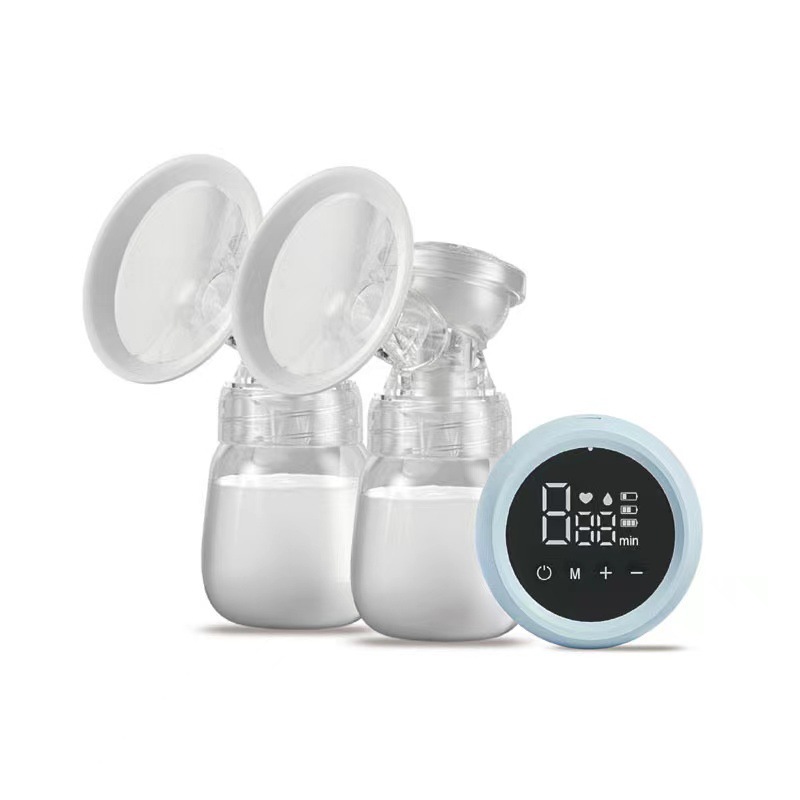 Extractor de leche unilateral extractor de leche eléctrico bilateral totalmente automático de gran succión multifuncional masaje de succión de leche posparto ordeña