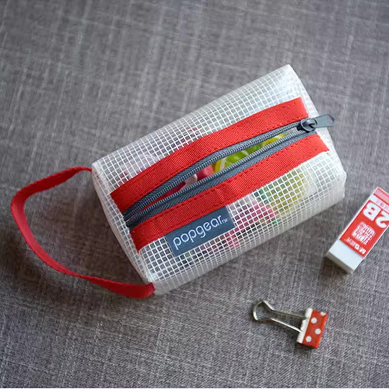 FOLDERMATE fumeigao 830 caja de lápices tridimensional bolsa de almacenamiento semitransparente impermeable para almacenamiento de oficina de estudiantes de gran capacidad