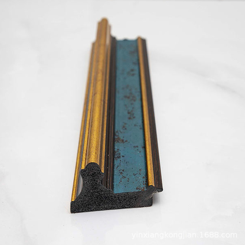 ps foam frame strip retro distressed resin picture frame oil painting frame certificate frame photo frame line