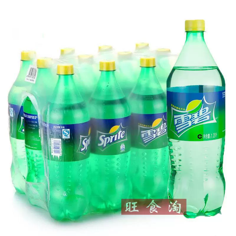 Газированная напиток Coca-Cola и Sprite 1.25 л, 12 бутылок в коробке, оптовая продажа, большая бутылка [Шанхай, бесплатная доставка до двери]