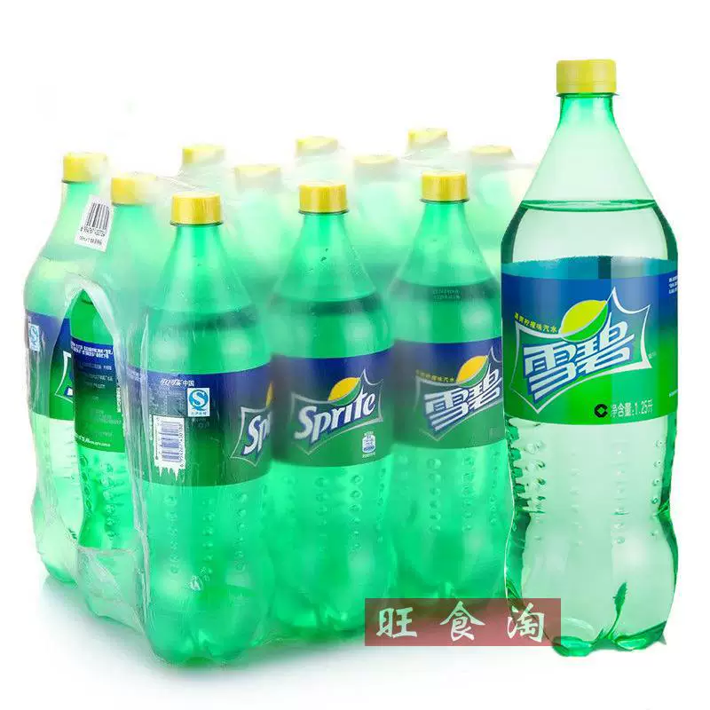 Газированная напиток Coca-Cola и Sprite 1.25 л, 12 бутылок в коробке, оптовая продажа, большая бутылка [Шанхай, бесплатная доставка до двери]