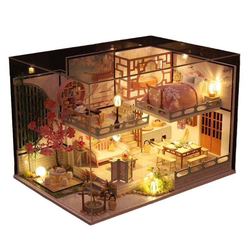 Qiaolexing Factory Wholesale M-032 Yaqin Ge Christmas Creative Gift Brain-Teasing Building Handicraft Model