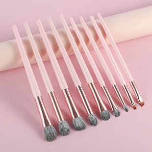 Grade A goat hair eye makeup brush portable eye shadow brush eyebrow brush eyelid down to detail makeup beauty tools