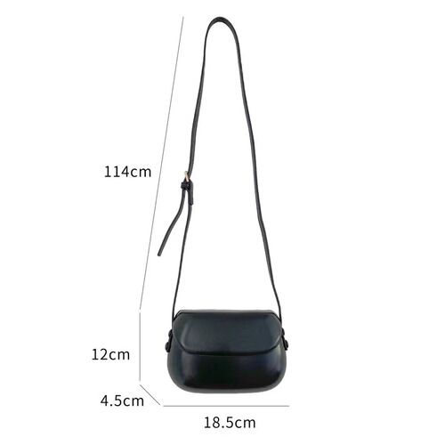 2024 new Korean version retro ins red saddle bag mini crossbody bag for women versatile simple mobile phone bag