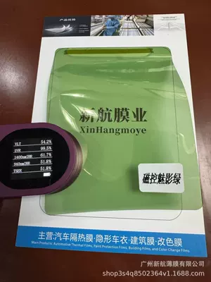 car sticker film 30m whole roll, Automotive Film - rice-magnetic-phantom-green