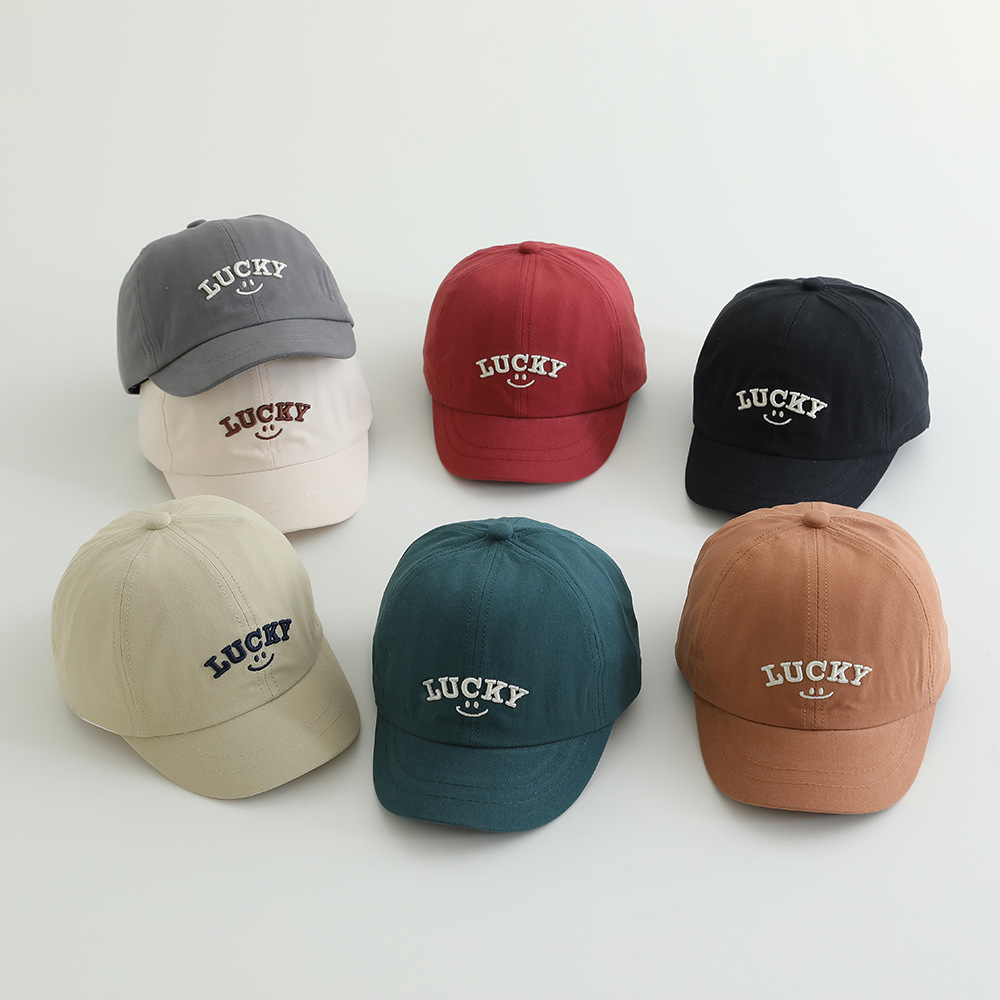 2-5 Primavera y otoño delgada sombrero para bebés coreanos boina para niños sombrero de béisbol de estilo extranjero sombrero de lengua de pato con sombrero de moda