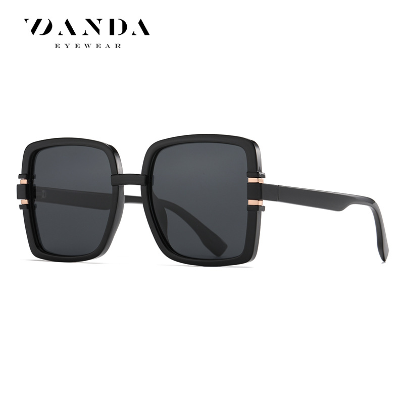 Gafas de sol polarizadas de las nuevas mujeres TR7553 moda gran marco conducción gafas de sol a prueba de sol