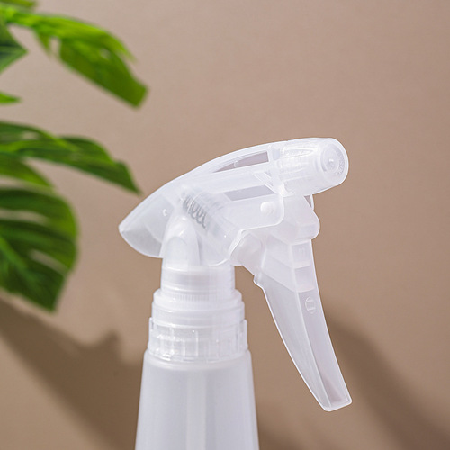 Factory Direct Sale 28/400C Gun Spray Bottle with PP Transparent Bottle Body 350ml Garden Spray Thicker Conical Bottle