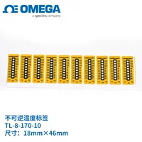 TL-E-105-10 American Omijia, бумажная термоэтикетка для измерения температуры, бумажная наклейка с температурой RLC-50-60/90-10