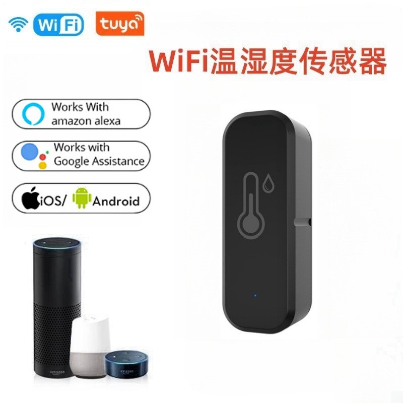 Tuya graffiti WiFi Bluetooth sensor de temperatura y humedad detector de temperatura y sensor de humedad inalámbrico para interiores