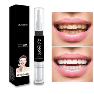 Cross-border Spot Full English Coconut Oil Whitening Pen Stain Removal Artifact Gel to Remove Yellowing and Brighten Teeth Pen in Stock