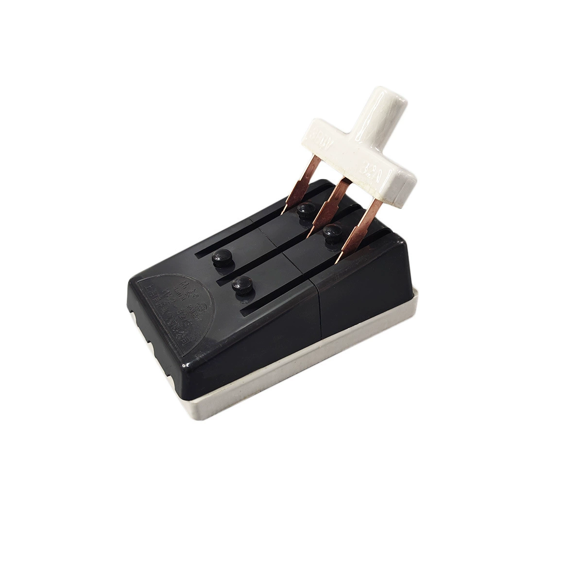 仙泰 3*30 open load switch Supply household HK2-32/3 one-way black ceramic switch switch