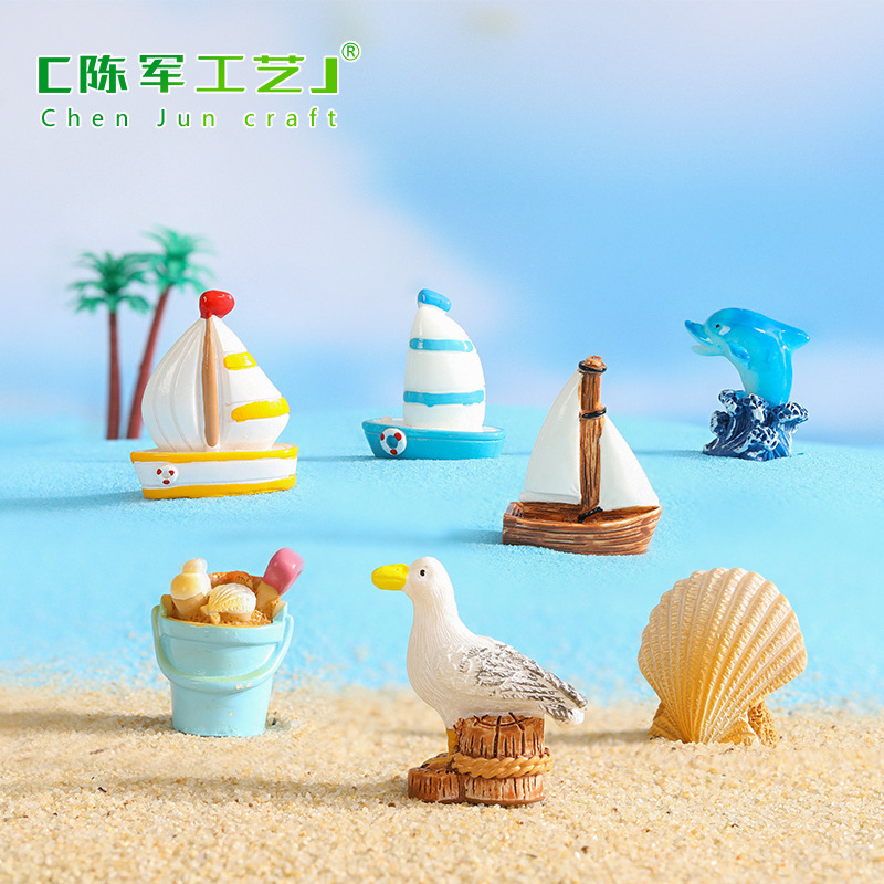 Micro-Landscape Decoration Surfboard Sailboat Seashell Seabird Ornaments Ocean Beach Seaside Series Small Ornaments Handmade Micro-Landscape Decoration Surfboard Sailboat Seashell Seabird Ornaments Ocean Beach Seaside Series Small Ornaments Handmade