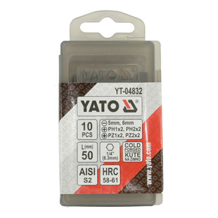Yato Yato Bit Set One Cross Screwdriver Bit Electric Screwdriver Bit Hexagonal Bit