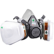正品3m6200喷漆防毒面具 配合6001滤毒盒 5n11虑棉使用3m防毒口罩