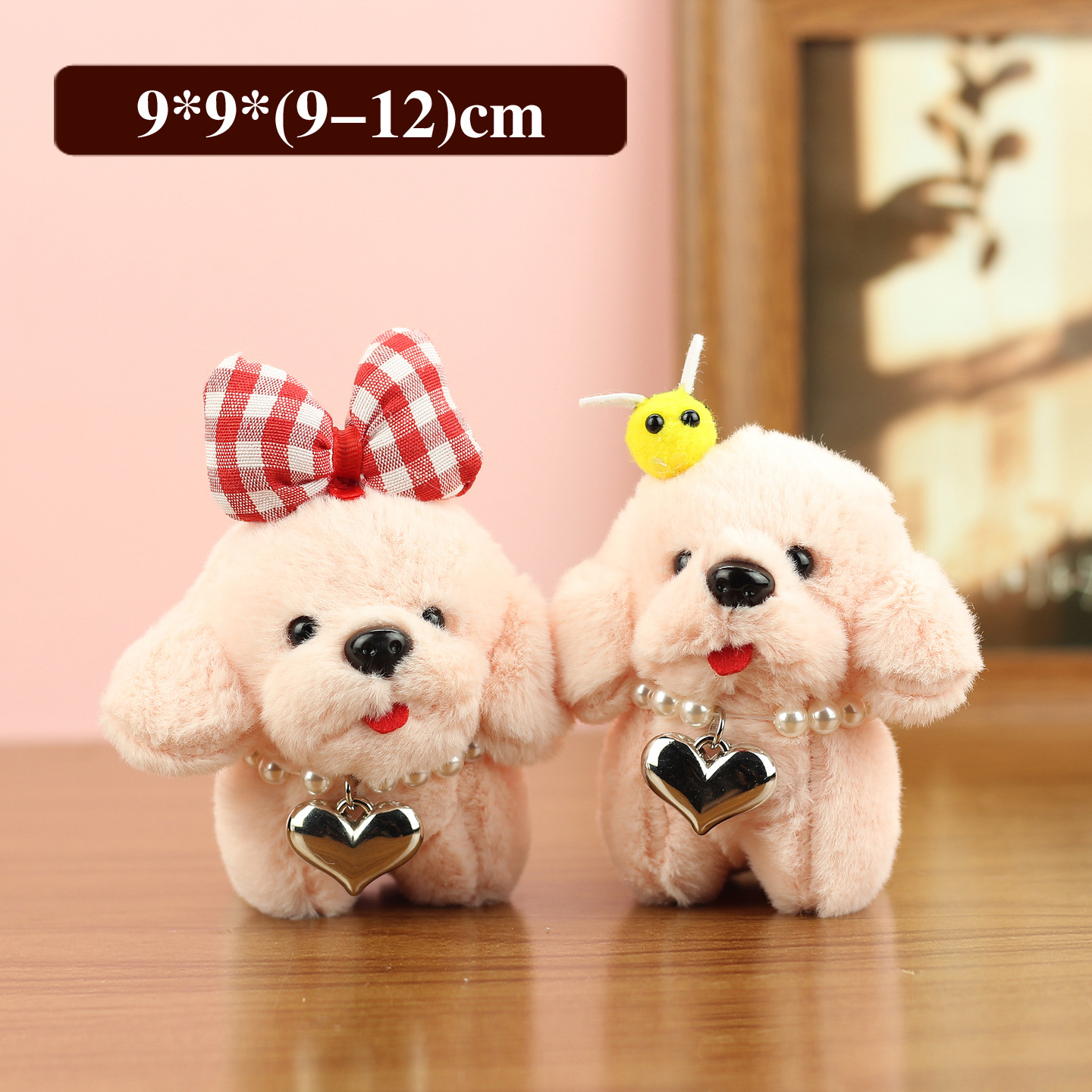 Nuevo arco campana juguetes de peluche perros lindos juguetes de peluche perros colgantes muñecas colgantes muñecas image 3