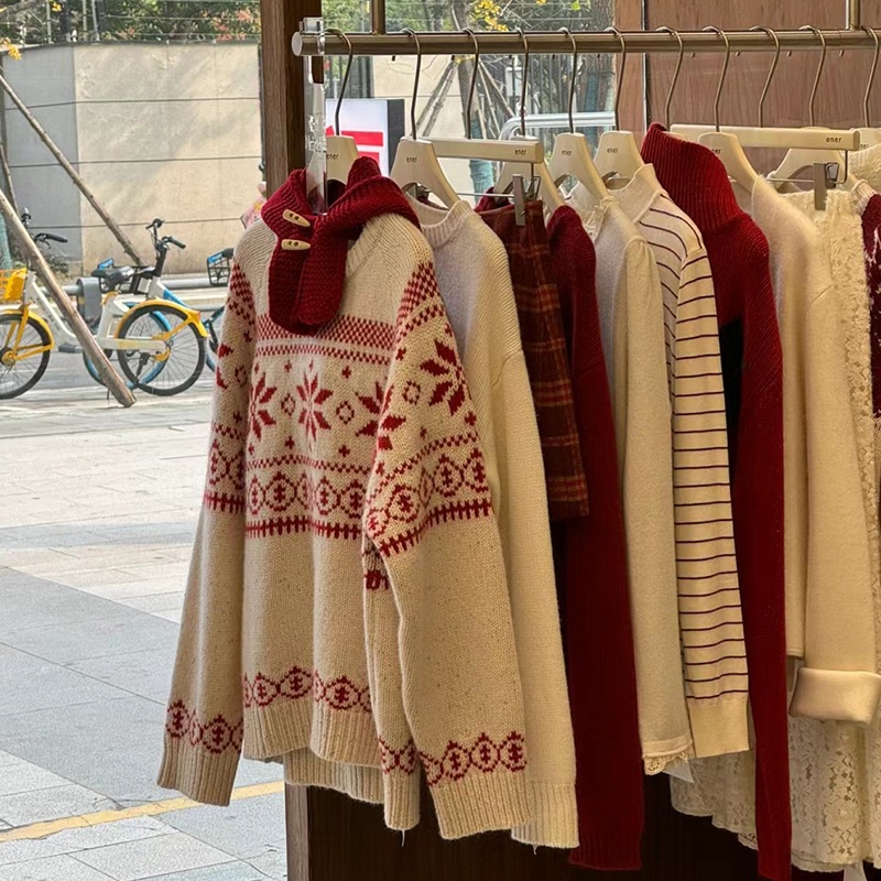 design cashmere knitted brand sweater