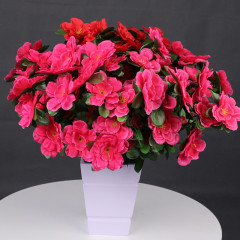 仿真杜鵑花塑料假花映山紅假花大把工程花壇布景商場裝飾舞台道具