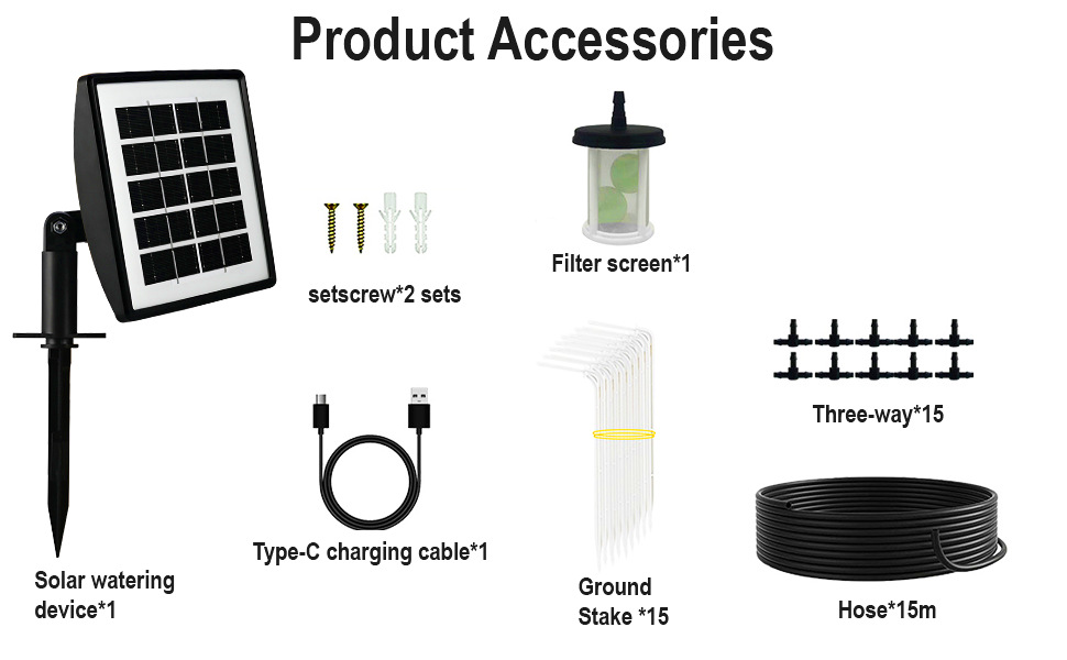 SD15 태양광 타이머 급수 장치