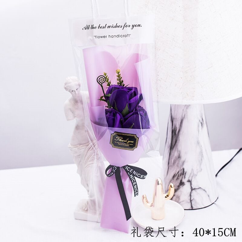 Regalos del día del maestro, flores de girasol, flores de jabón, regalos de vacaciones para maestros y maestros con tarjetas de felicitación al por mayor