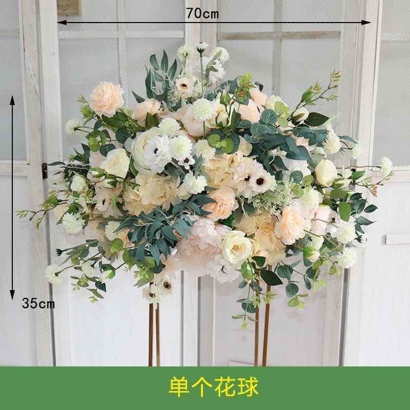 仿真复古花艺几何架子套装路引花球舞台背景t台路引布置装饰道具|undefined
