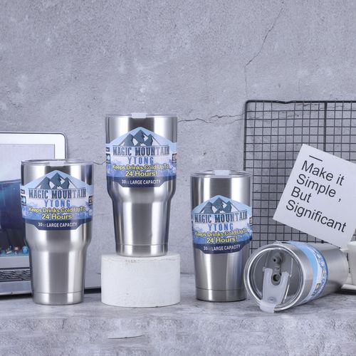 Amazon 30oz Car Cup Car Ice Cup Stainless Steel Vacuum Insulated Beer Cup Car Cup Foreign Trade