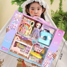 女孩公主洋娃娃套裝兒童玩具培訓機構禮品套盒禮物過家家禮批發