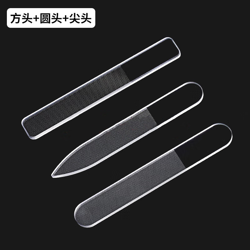 源工場の携帯型水洗いミニナノガラスの爪やすりのネイルアートの神器をこすります。|undefined