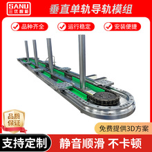 环形导轨垂直立式安装圆弧轨道垂直钜形导轨轨道环形导轨输送线