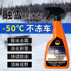 Car glass deicer, refrigerator defrost, ice remover, windshield rapid ice melting antifreeze, snow melting agent
